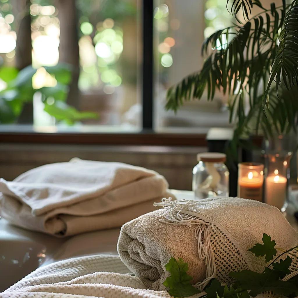 Detox body wrap treatment in a serene spa environment, highlighting relaxation and holistic wellness