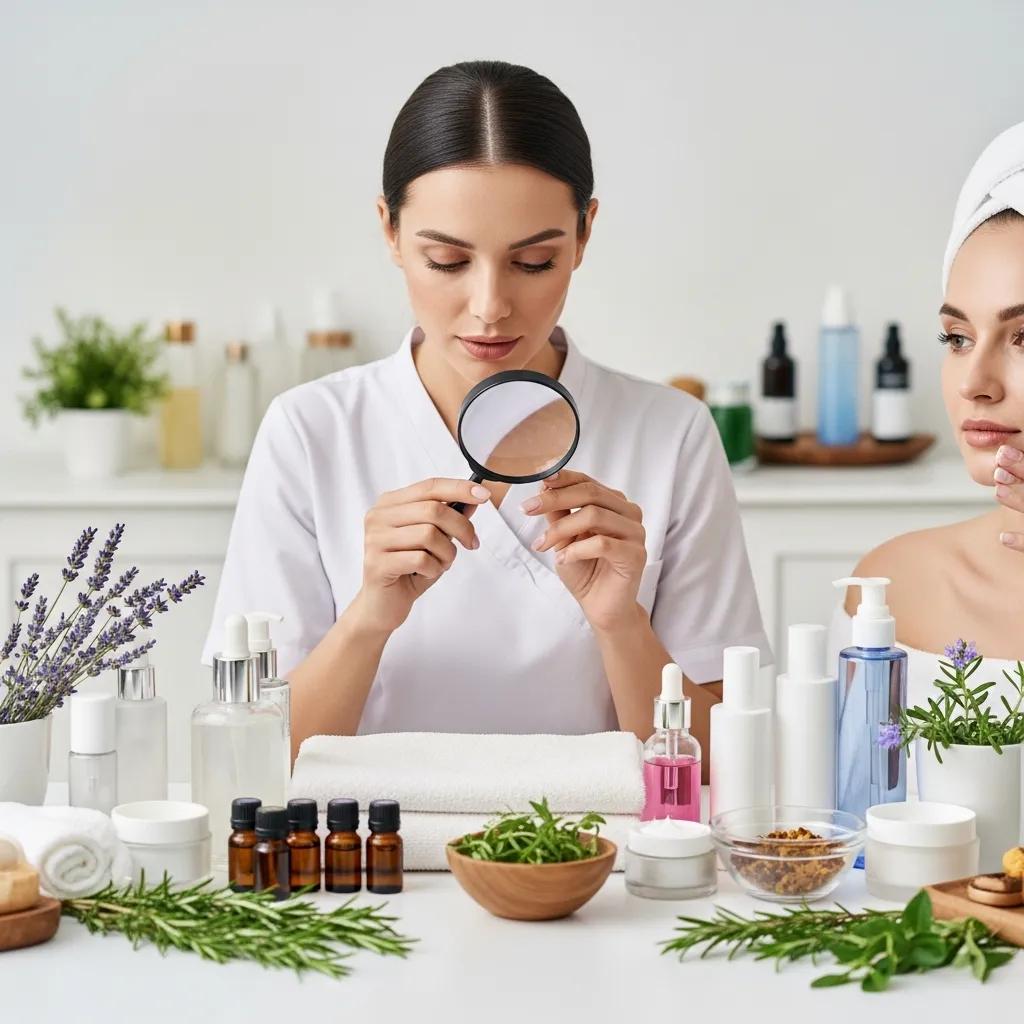 Personalized skincare consultation with a focus on holistic skin health
